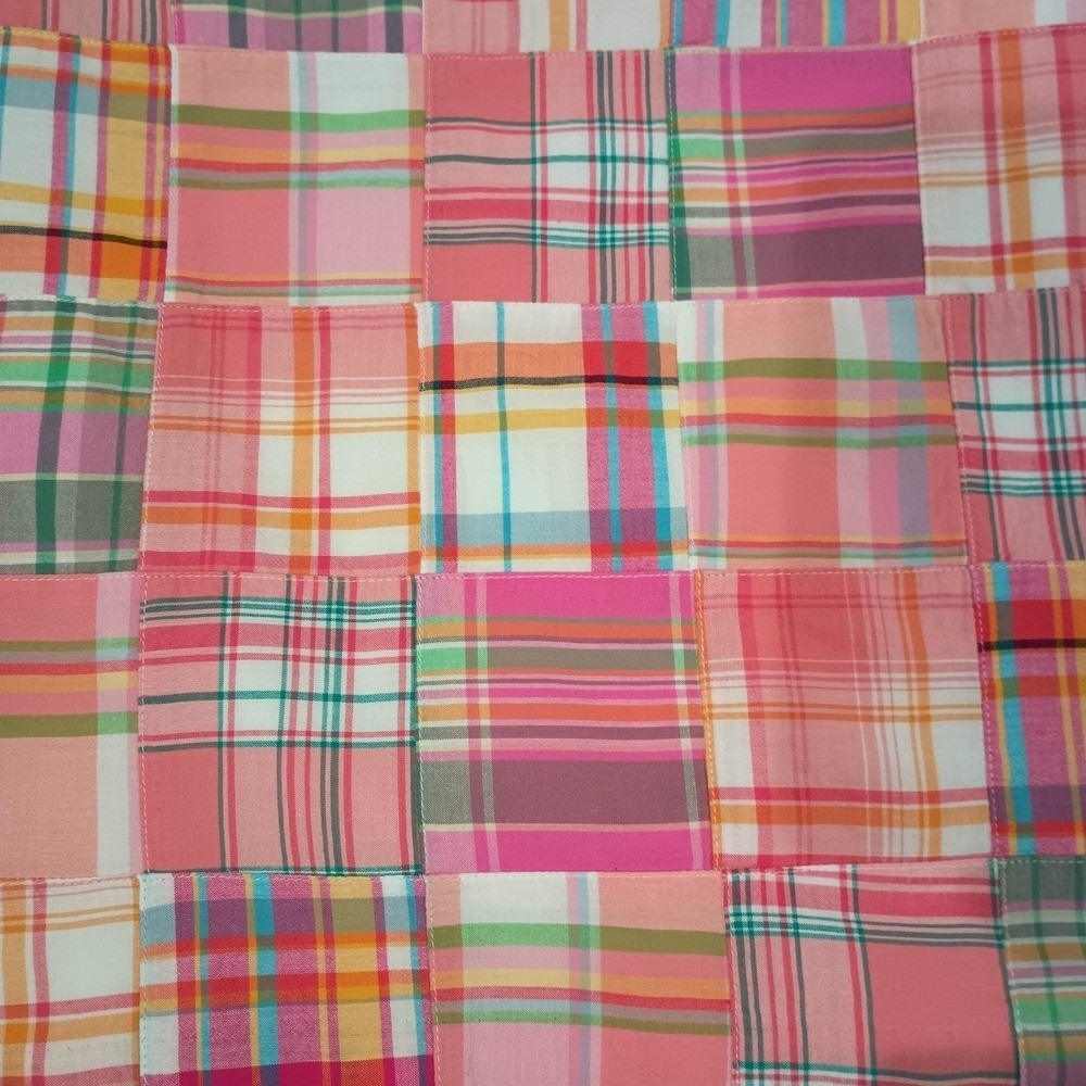 Talbots Women's Multicolor Plaid Patchwork Lined … - image 2